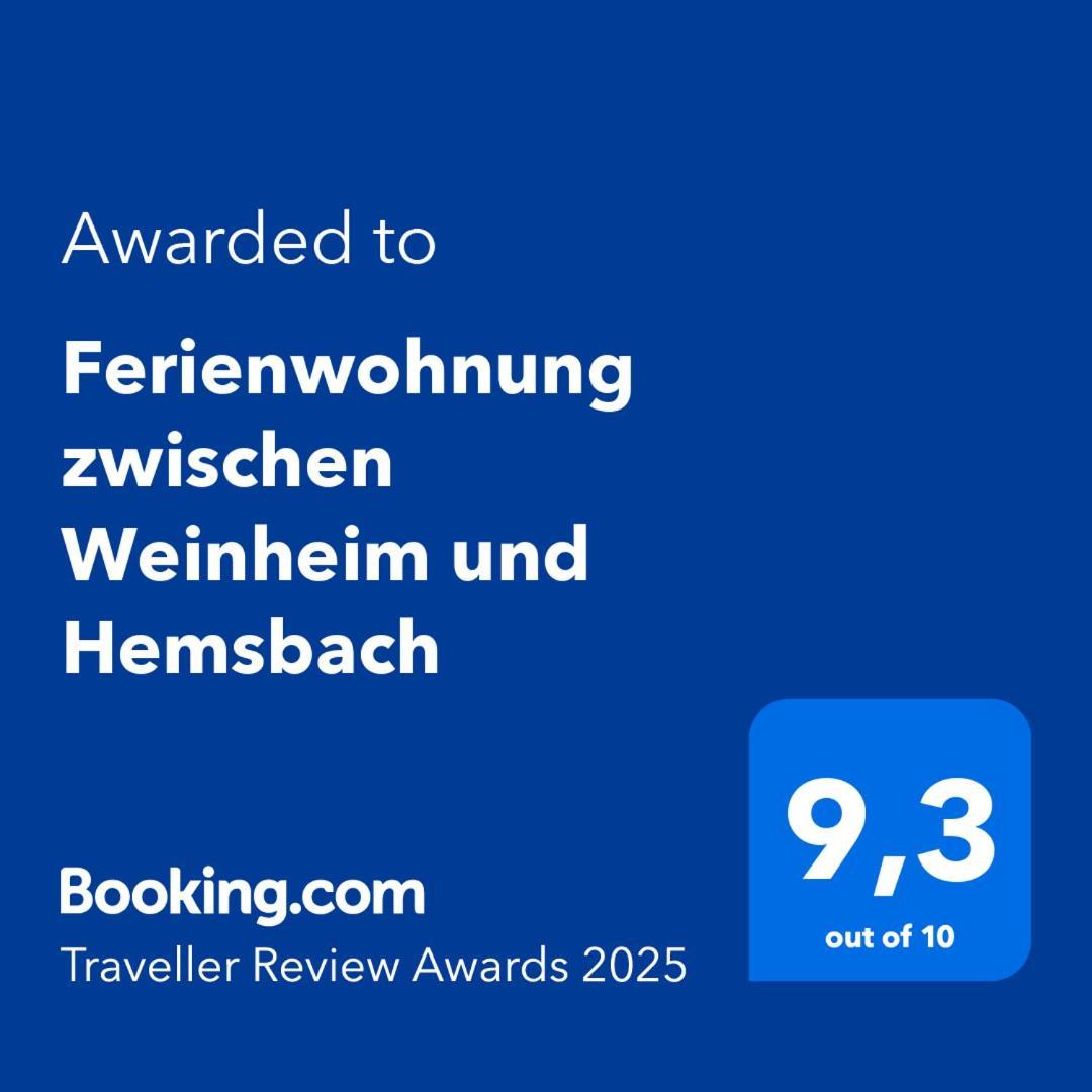 Ferienwohnung Zwischen Weinheim Und Hemsbach Ngoại thất bức ảnh